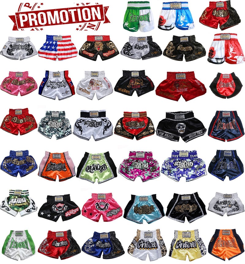 FLUORY Muay Thai Fight Shorts,MMA Shorts Clothing Training Cage Fighting Grappling Martial Arts Kick Boxing Short Clothing - Image 5